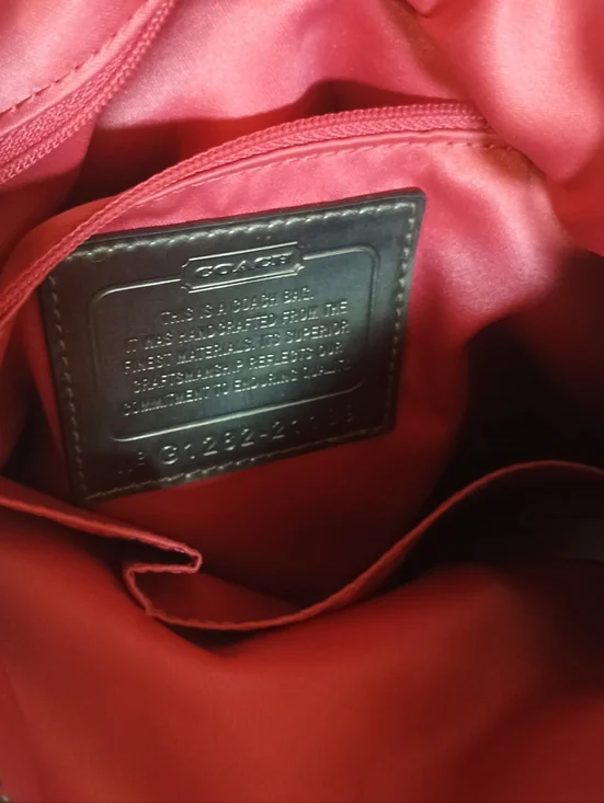 Y2K 90S VINTAGE COACH POPPYWomen’s Multicolor Logo-Pattern Shoulder Bag - Picture 8 of 8